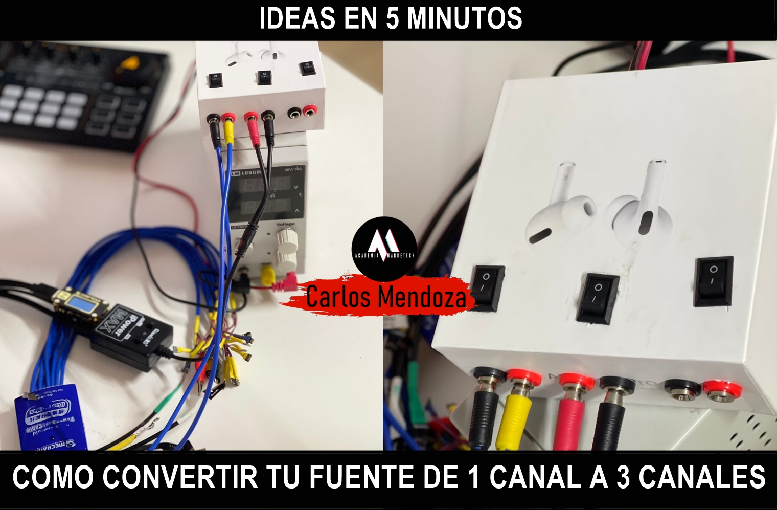 fuente regulada multicanal