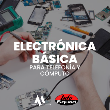 Electrónica aplicada a reparación de laptops y telefonía móvil